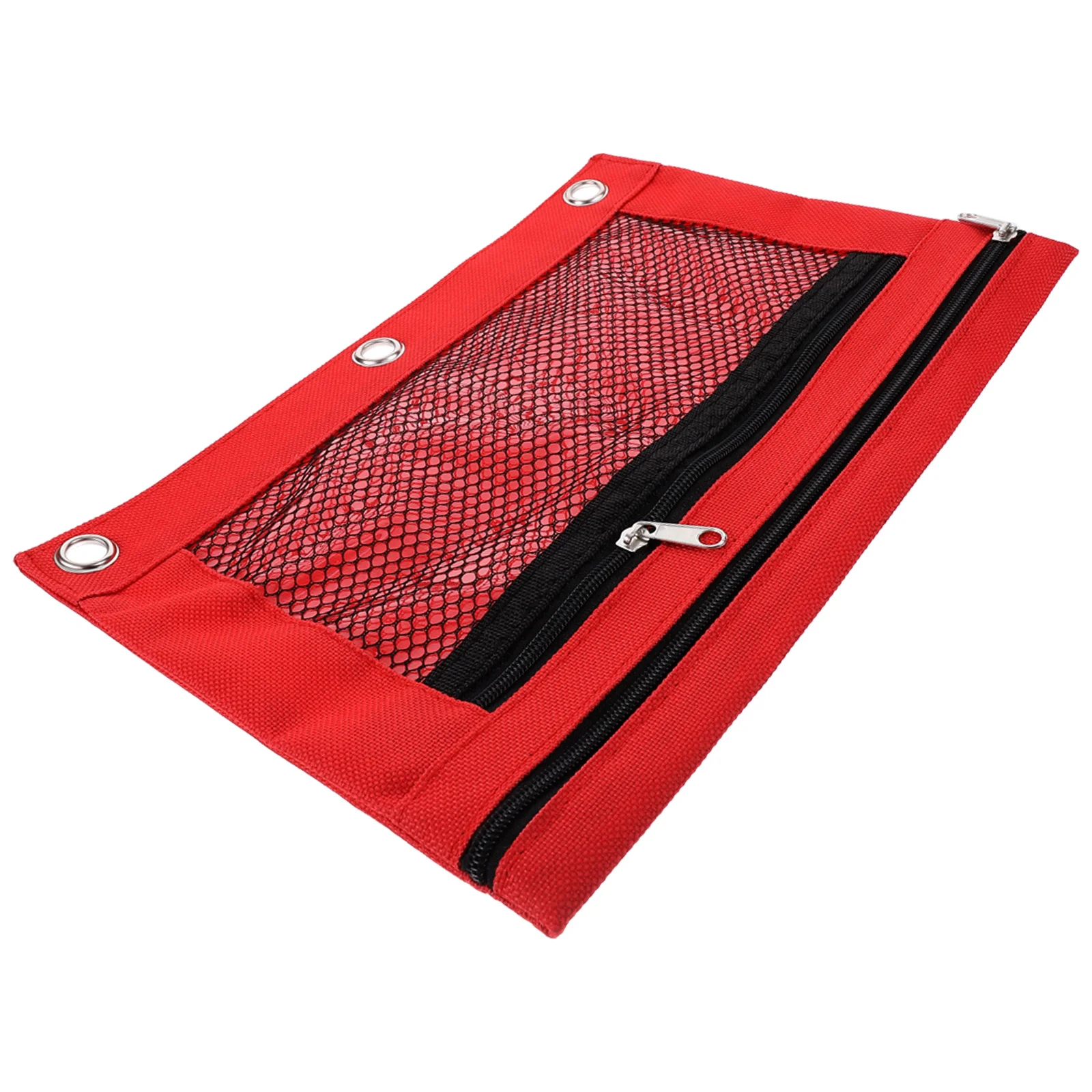 Binder Clips Three-hole Pencil Case Oxford Cloth B5 Stationery Bag Transparent Office (black) File Pouch 3 Rings Red
Binder Clips Three-hole Pencil Case Oxford Cloth B5 Stationery Bag Transparent Office (black) File Pouch 3 Rings Red