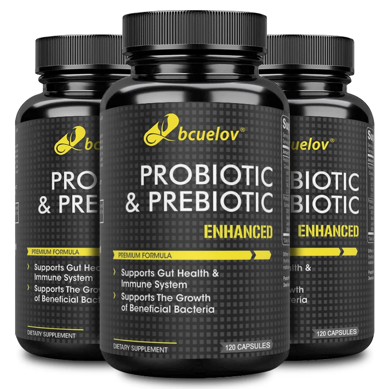 Probiotic and Prebiotic Supplements - Promote Immune and Digestive Health for Men and Women, Boost Metabolism, Gut Health
Probiotic and Prebiotic Supplements - Promote Immune and Digestive Health for Men and Women, Boost Metabolism, Gut Health