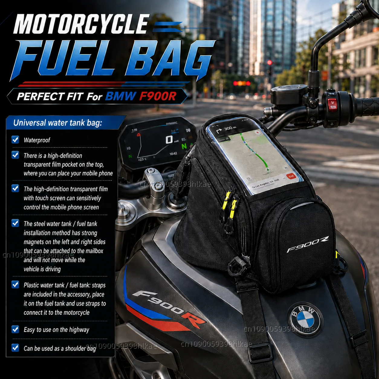 NEW Universal Magnetic Fuel Tank Bag Motorcycle Phone Navigation Pack For BMW F900R F900 R F 900R 2009-2020 2019 2018 2017 2016
NEW Universal Magnetic Fuel Tank Bag Motorcycle Phone Navigation Pack For BMW F900R F900 R F 900R 2009-2020 2019 2018 2017 2016
