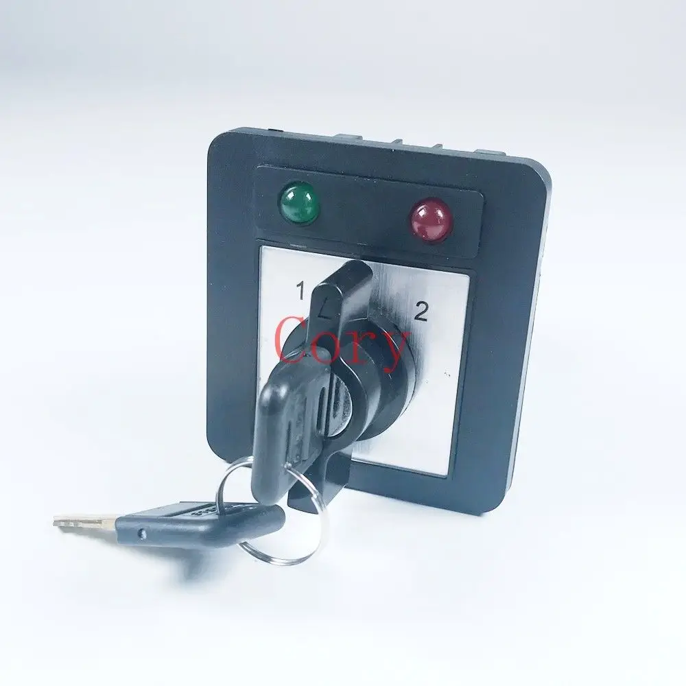1PCS Changeover Switch 20A 380-440V/220-240V 3 Positions Key lock LED indicator
1PCS Changeover Switch 20A 380-440V/220-240V 3 Positions Key lock LED indicator