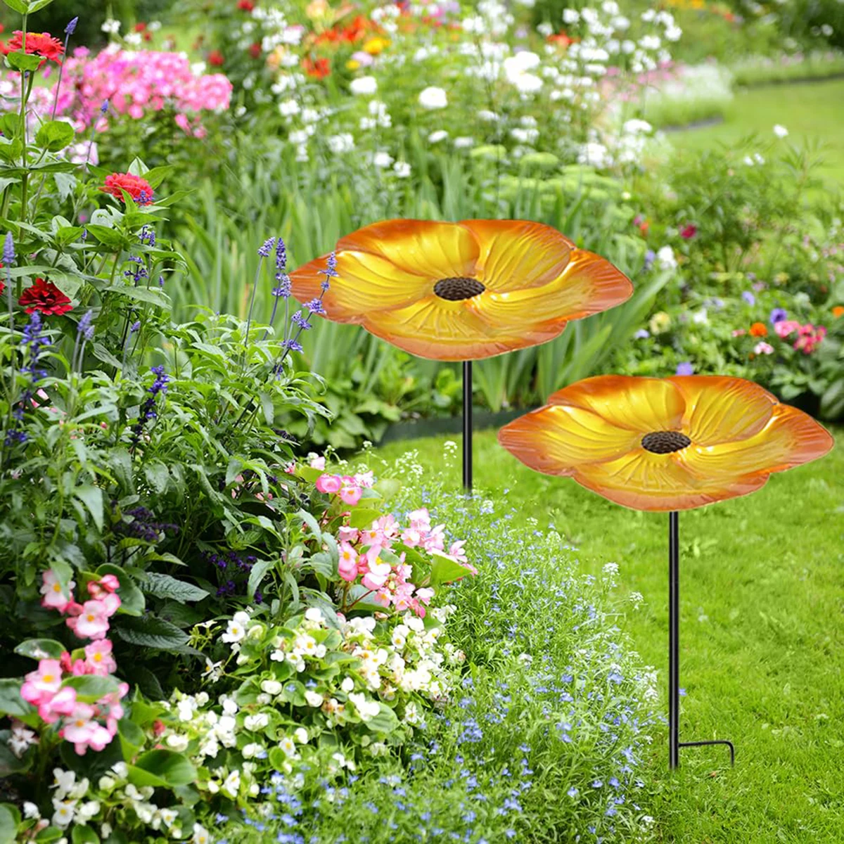 Bird Bath Bowl Ornament Detachable Stake Flower Shape Bird Feeder Bowl with Stake for Yard Courtyard Outdoor Backyard Outdoors
Bird Bath Bowl Ornament Detachable Stake Flower Shape Bird Feeder Bowl with Stake for Yard Courtyard Outdoor Backyard Outdoors