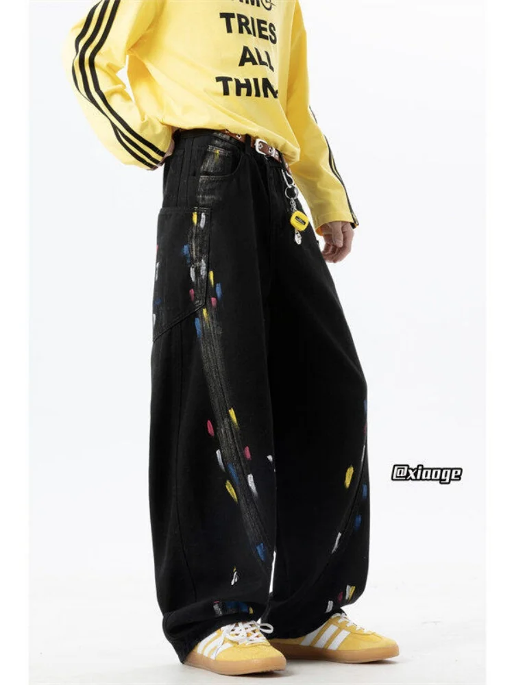 Men's Straight Leg Loose Workwear Jeans Spring Autumn Wide Leg Pants Casual Cotton Denim Trousers Youth Fashion Trousers
Men's Straight Leg Loose Workwear Jeans Spring Autumn Wide Leg Pants Casual Cotton Denim Trousers Youth Fashion Trousers