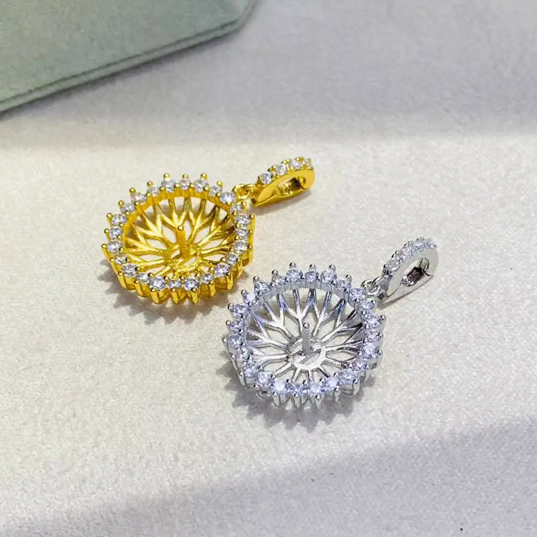 Wholesale S925 Sterling Silver Pendant Mount Base Mountings Findings Parts Fittings Accessories for 13-14mm Pearls 5pcs/lot
Wholesale S925 Sterling Silver Pendant Mount Base Mountings Findings Parts Fittings Accessories for 13-14mm Pearls 5pcs/lot