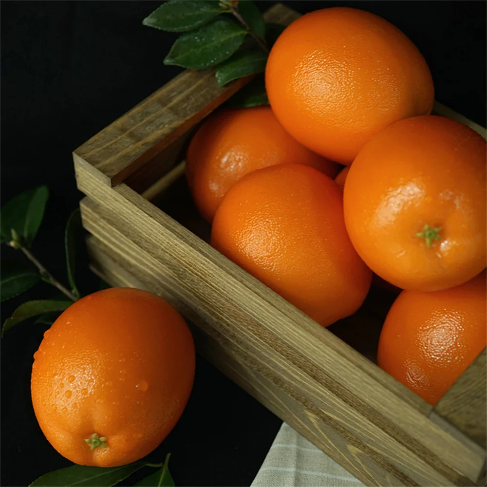 2 Pcs/Lot Artificial fruit props hotel bar cafe restaurant canteen party decoration supplies fake fruit Simulation orange model
2 Pcs/Lot Artificial fruit props hotel bar cafe restaurant canteen party decoration supplies fake fruit Simulation orange model