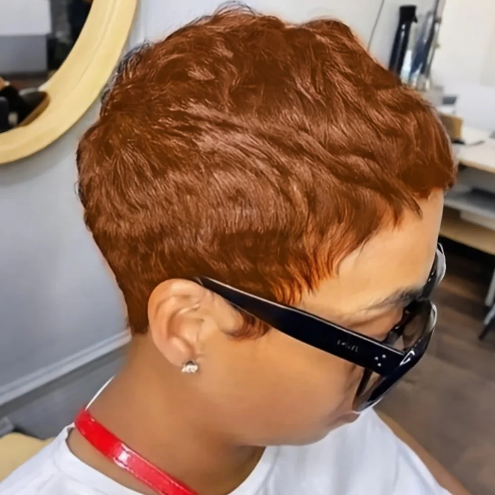 Короткий прямой многослойный коричневый, черный, бордовый цвет для женщин, парик из натуральных волос с стрижкой пикси, машинный парик для повседневного использования на вечеринке
Короткий прямой многослойный коричневый, черный, бордовый цвет для женщин, парик из натуральных волос с стрижкой пикси, машинный парик для повседневного использования на вечеринке