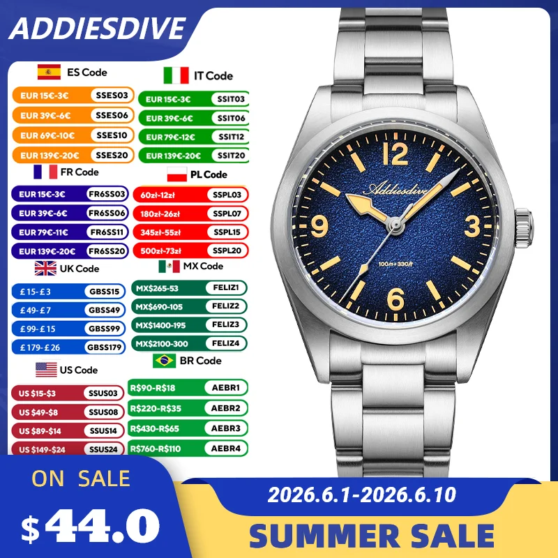 ADDIESDIVE GMT Watches for Men Swiss Quartz Movement Waterproof 200 M Luminous Analog Two Tone Luxury Wrist Watch AD2050
ADDIESDIVE GMT Watches for Men Swiss Quartz Movement Waterproof 200 M Luminous Analog Two Tone Luxury Wrist Watch AD2050