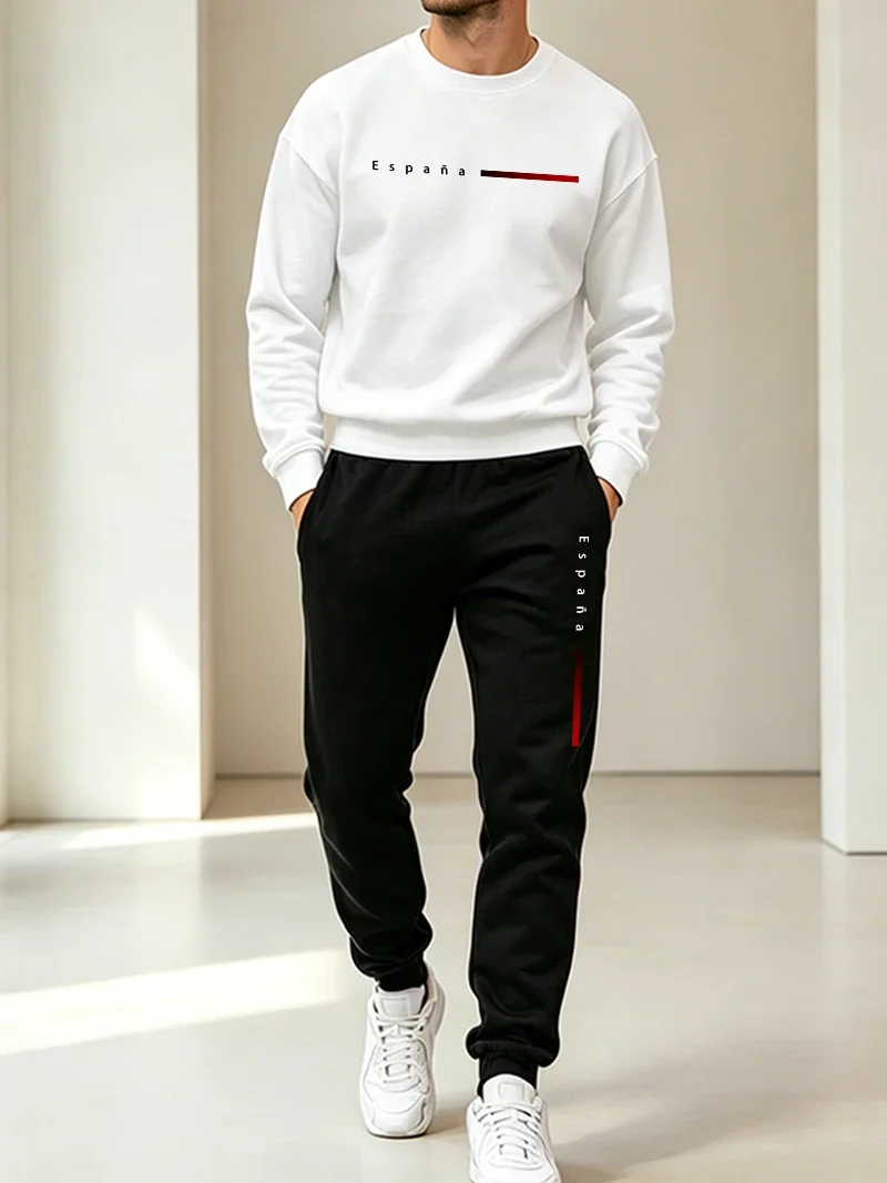 Running Mens Tracksuit Casual O Neck Sweatshirt Sweatpants Suit Outdoors Sports Jogging Man Clothing Versatile Single Tops Pants
Running Mens Tracksuit Casual O Neck Sweatshirt Sweatpants Suit Outdoors Sports Jogging Man Clothing Versatile Single Tops Pants