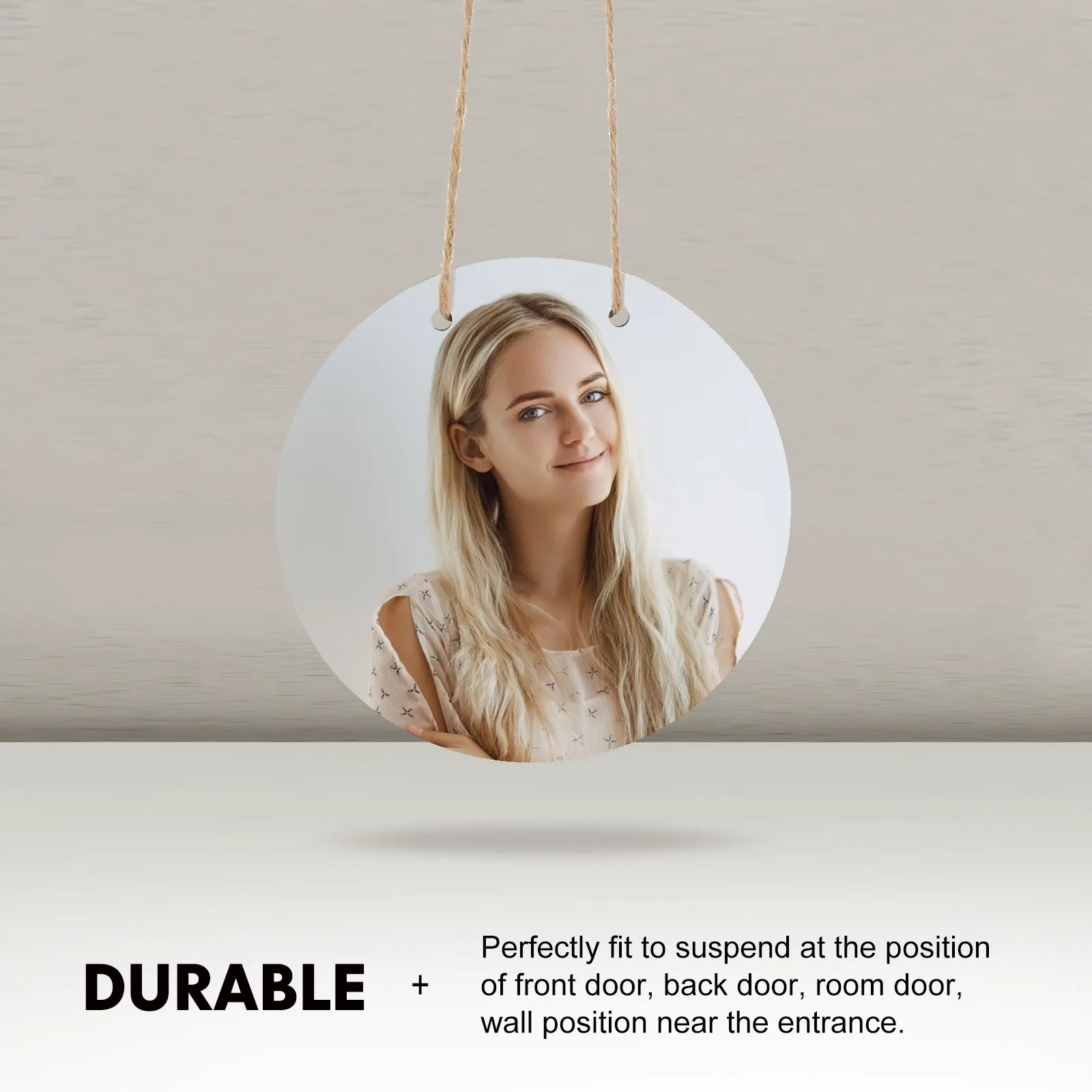 2pcs Wooden Hanging Sign Blank Plaque For Diy Home Decor Heat Transfer Craft Projects Sublimation Wood Plaque Door Hanger
2pcs Wooden Hanging Sign Blank Plaque For Diy Home Decor Heat Transfer Craft Projects Sublimation Wood Plaque Door Hanger