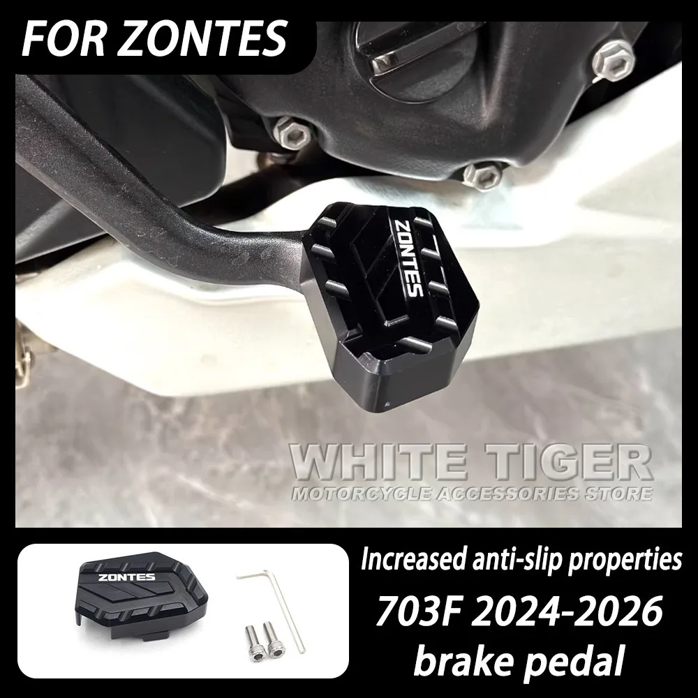 Motorcycle Brake Pedal Enlargement and Anti-slip Modification Brake Pedal FOR ZONTES 703F 703-F 703 F 703FF 2024-2026
Motorcycle Brake Pedal Enlargement and Anti-slip Modification Brake Pedal FOR ZONTES 703F 703-F 703 F 703FF 2024-2026