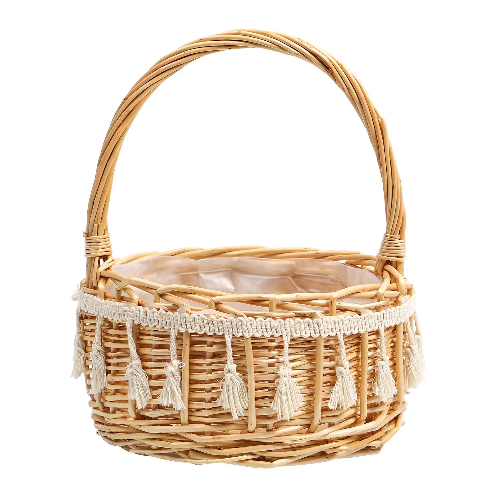 Portable Flower Basket Baskets Small Handheld Bride Rattan Woven Natural Design Storage Home Bedroom Living Room Premium
Portable Flower Basket Baskets Small Handheld Bride Rattan Woven Natural Design Storage Home Bedroom Living Room Premium