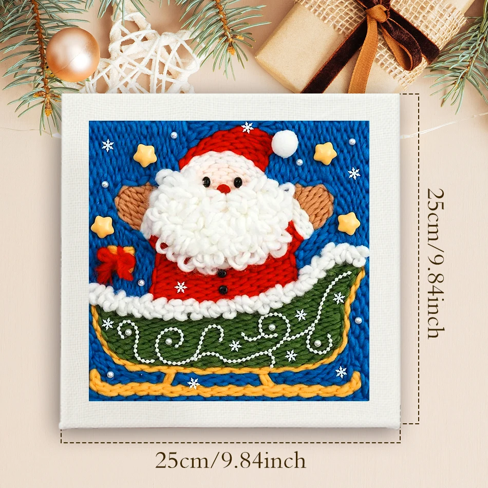 RUOPOTY 25x25cm Punch Needle Frame Home Wall Decor Art Kits For Adults Animal Cross Stitch Kits For Beginners Arts and Crafts
RUOPOTY 25x25cm Punch Needle Frame Home Wall Decor Art Kits For Adults Animal Cross Stitch Kits For Beginners Arts and Crafts