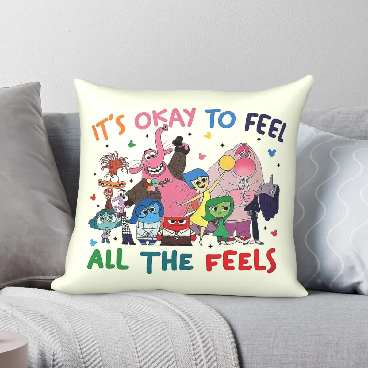 Today I Feel All The Feels Inside Out Pillowcase Polyester Linen Velvet Creative Zip Decor Car Cushion Cover 45x45
Today I Feel All The Feels Inside Out Pillowcase Polyester Linen Velvet Creative Zip Decor Car Cushion Cover 45x45