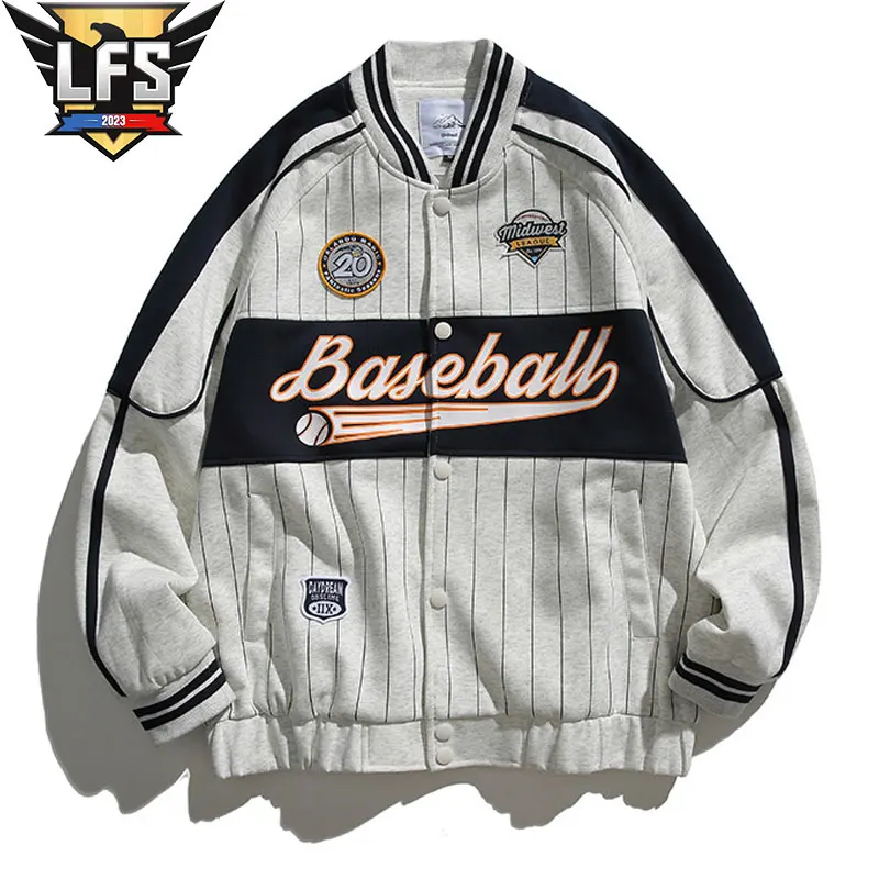 Vintage Alphabet Print Baseball Uniform Jacket Man Spring/Autumn Trend High Street Jacket Korean Clothes Japanese Streetwear Men
Vintage Alphabet Print Baseball Uniform Jacket Man Spring/Autumn Trend High Street Jacket Korean Clothes Japanese Streetwear Men