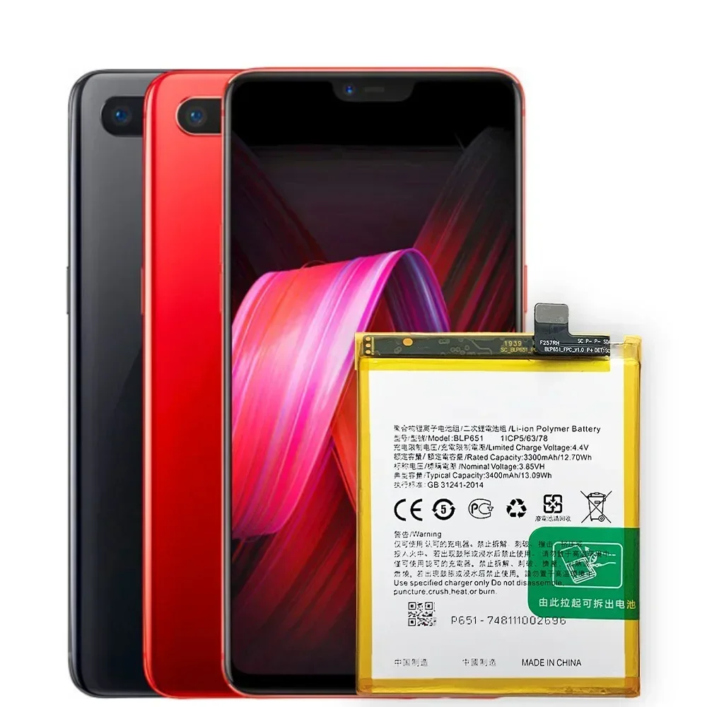 Сменный аккумулятор BLP651 для мобильного телефона OPPO BLP-651 R15 Pro, 3400 мАч, высококачественная встроенная новая литиевая батарея
Сменный аккумулятор BLP651 для мобильного телефона OPPO BLP-651 R15 Pro, 3400 мАч, высококачественная встроенная новая литиевая батарея