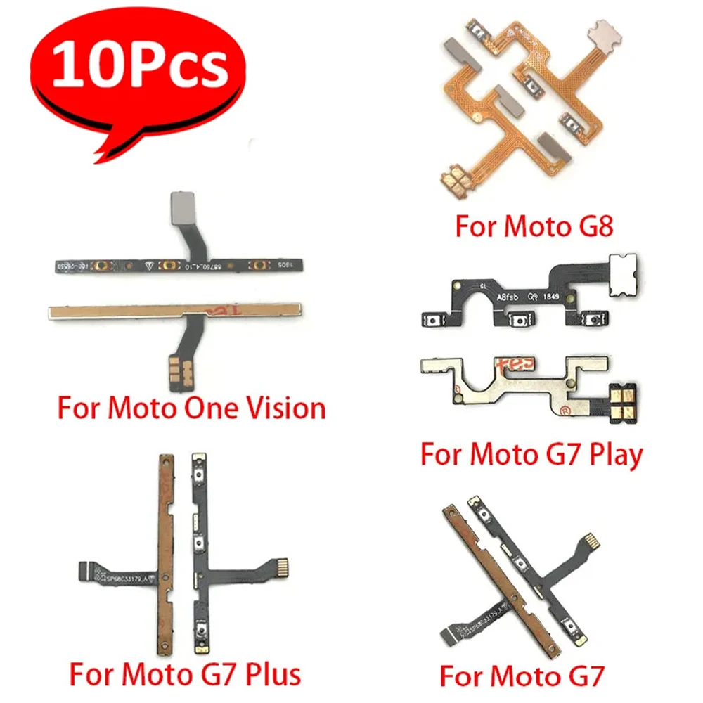 10Pcs , For Moto One Action Vision Fusion Plus Hyper G7 G8 G9 Plus Play Power Lite Power On Off Volume Side Button Key Cables
10Pcs , For Moto One Action Vision Fusion Plus Hyper G7 G8 G9 Plus Play Power Lite Power On Off Volume Side Button Key Cables