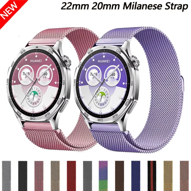 20mm22mm Milanese Watch Band for Huawei Watch GT5/4Pro GT5 3/4Pro 46mm Magnetic Belt for Samsung Galaxy 4 Classic 5 pro 6 7 44mm
20mm22mm Milanese Watch Band for Huawei Watch GT5/4Pro GT5 3/4Pro 46mm Magnetic Belt for Samsung Galaxy 4 Classic 5 pro 6 7 44mm