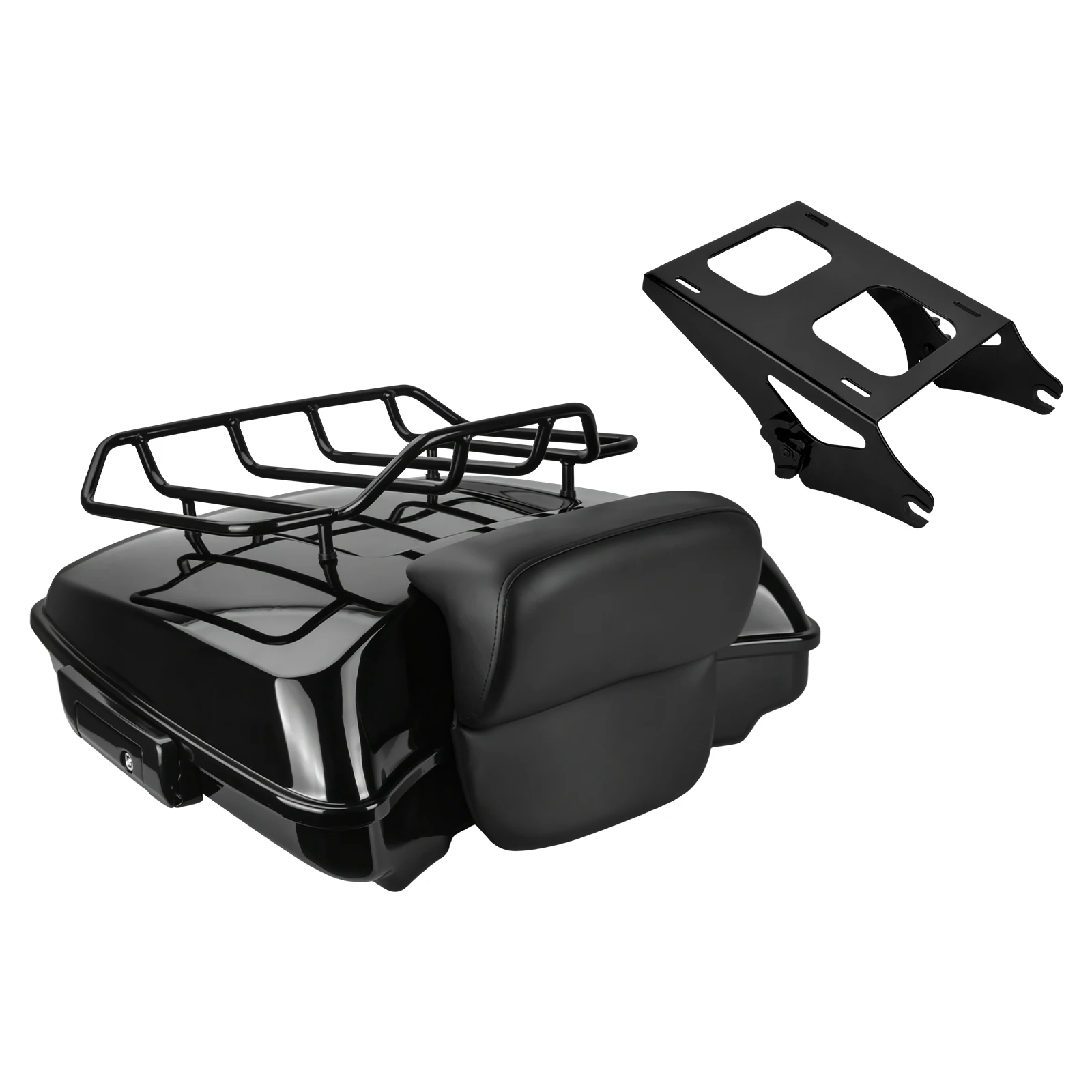 Motorcycle Razor Tour Pack 7.5" Trunk Bag Luggage Rack Top Rack Backrest Set For Harley Touring Electra Glide Road King 14 Up
Motorcycle Razor Tour Pack 7.5" Trunk Bag Luggage Rack Top Rack Backrest Set For Harley Touring Electra Glide Road King 14 Up