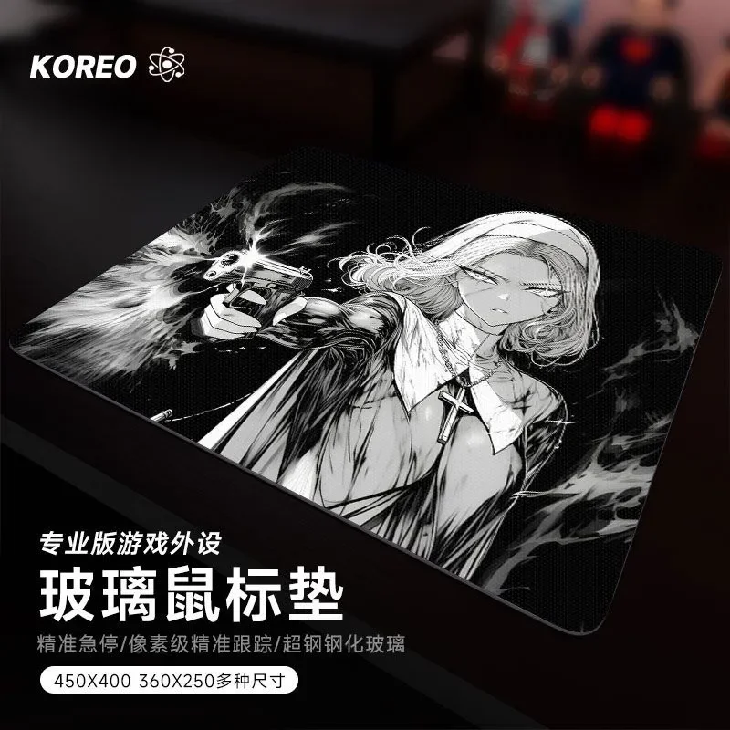 Anime Girl Gun Cool Glass Gaming Mouse Pad Anti Slip Smooth Frosted Surface Desk Mat Tempered Upgrade Office Mousepad Esports
Anime Girl Gun Cool Glass Gaming Mouse Pad Anti Slip Smooth Frosted Surface Desk Mat Tempered Upgrade Office Mousepad Esports