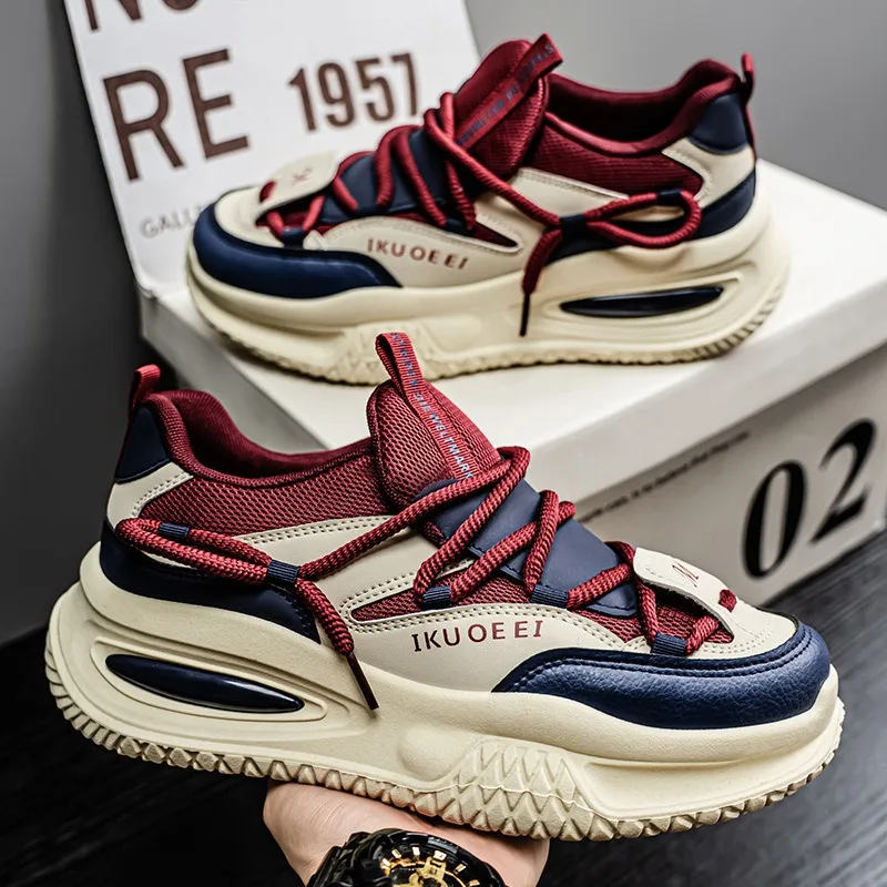 Men's Shoes Fashion Sports Shoes Casual Versatile Thick-soled Heightening Breathable Running Trendy Mens Shoes Zapatillas Hombre
Men's Shoes Fashion Sports Shoes Casual Versatile Thick-soled Heightening Breathable Running Trendy Mens Shoes Zapatillas Hombre