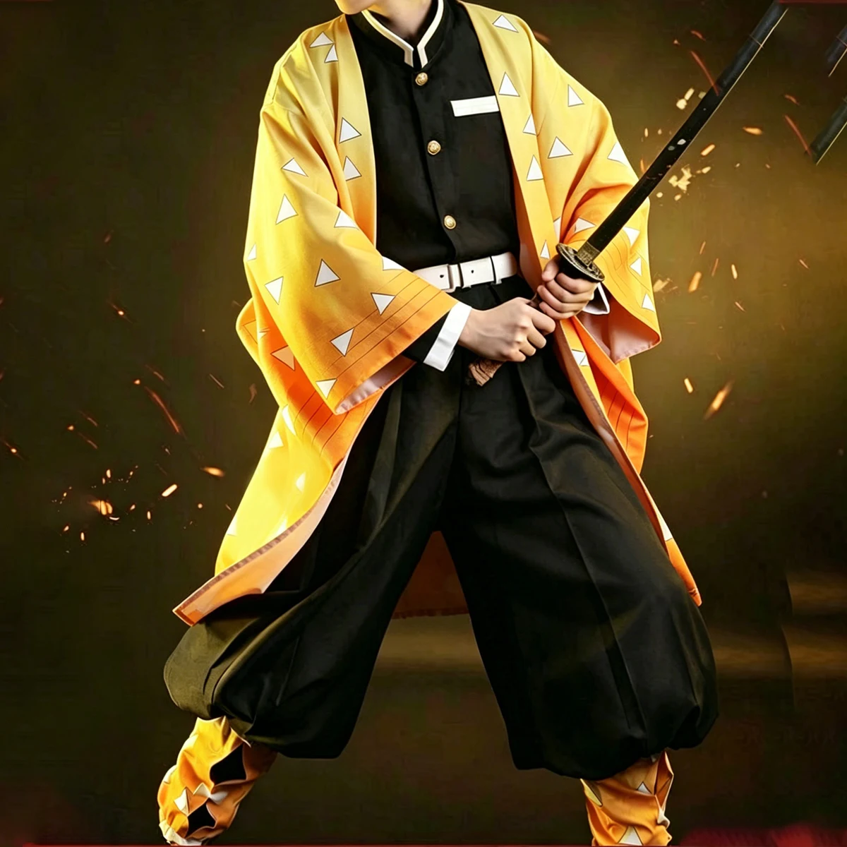 Agatsuma Zenitsu Cosplay Costumes Anime Demon Cosplay akken Uniform Women Men Kisatsutai Member Uniform Halloween Outfi
Agatsuma Zenitsu Cosplay Costumes Anime Demon Cosplay akken Uniform Women Men Kisatsutai Member Uniform Halloween Outfi