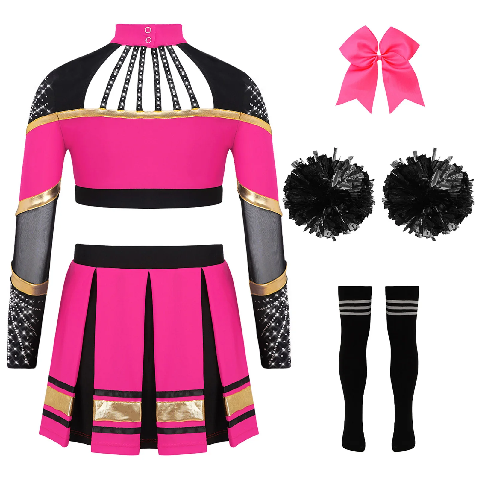 Childs Cheerleading Uniform Kids Cheering Team Set Girls Cheerleader Costume Cheerlead Set Cheer Dance Outfits Dancewear
Childs Cheerleading Uniform Kids Cheering Team Set Girls Cheerleader Costume Cheerlead Set Cheer Dance Outfits Dancewear