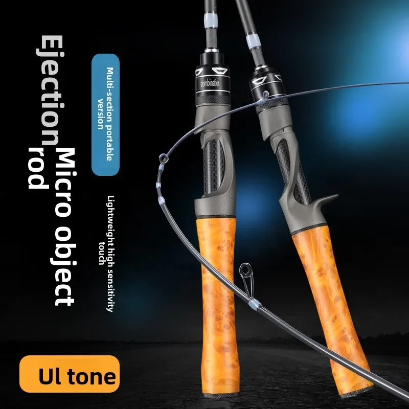 Портативная многосекционная карбоновая удочка Luya с ручкой из цельного дерева, короткая дорожная удочка, универсальная UL, быстрая регулировка, конский рот
Портативная многосекционная карбоновая удочка Luya с ручкой из цельного дерева, короткая дорожная удочка, универсальная UL, быстрая регулировка, конский рот