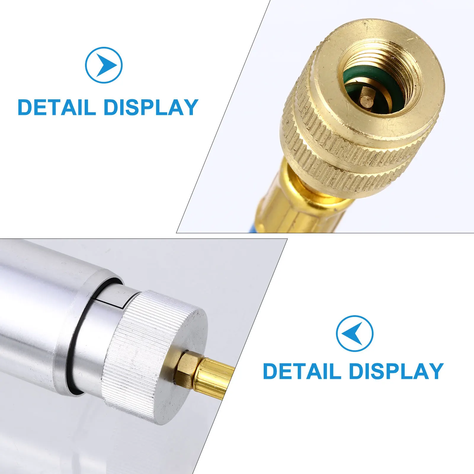 Air Conditioning Oil Dye Injector Filling Tube Removable Oil Tank Refrigerant Filling Injection Tool for Vehicle A
Air Conditioning Oil Dye Injector Filling Tube Removable Oil Tank Refrigerant Filling Injection Tool for Vehicle A