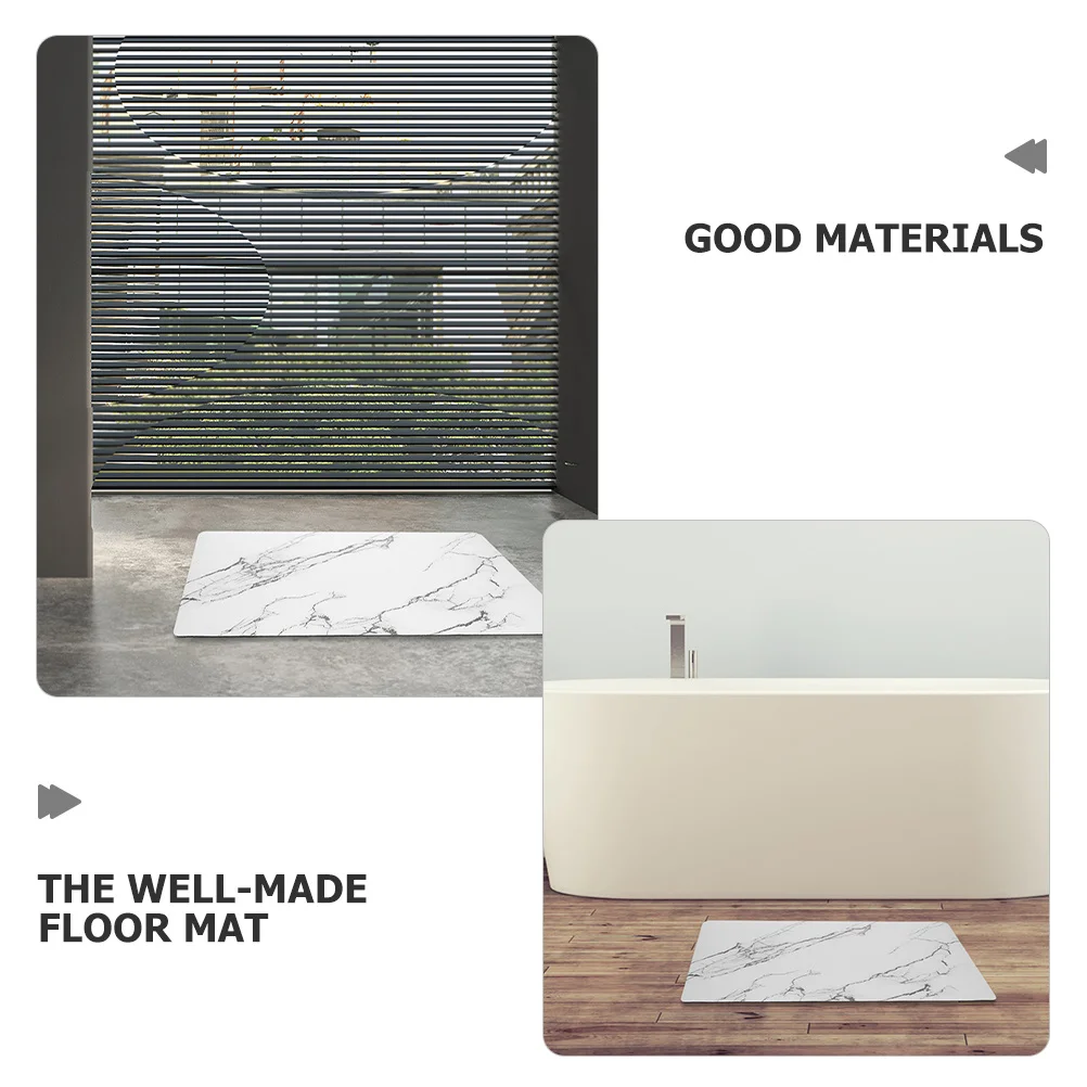 Коврик для пола с мраморным дизайном, противоскользящий, влаговпитывающий, для ванной, кухни, прихожей, дома, отеля
Коврик для пола с мраморным дизайном, противоскользящий, влаговпитывающий, для ванной, кухни, прихожей, дома, отеля