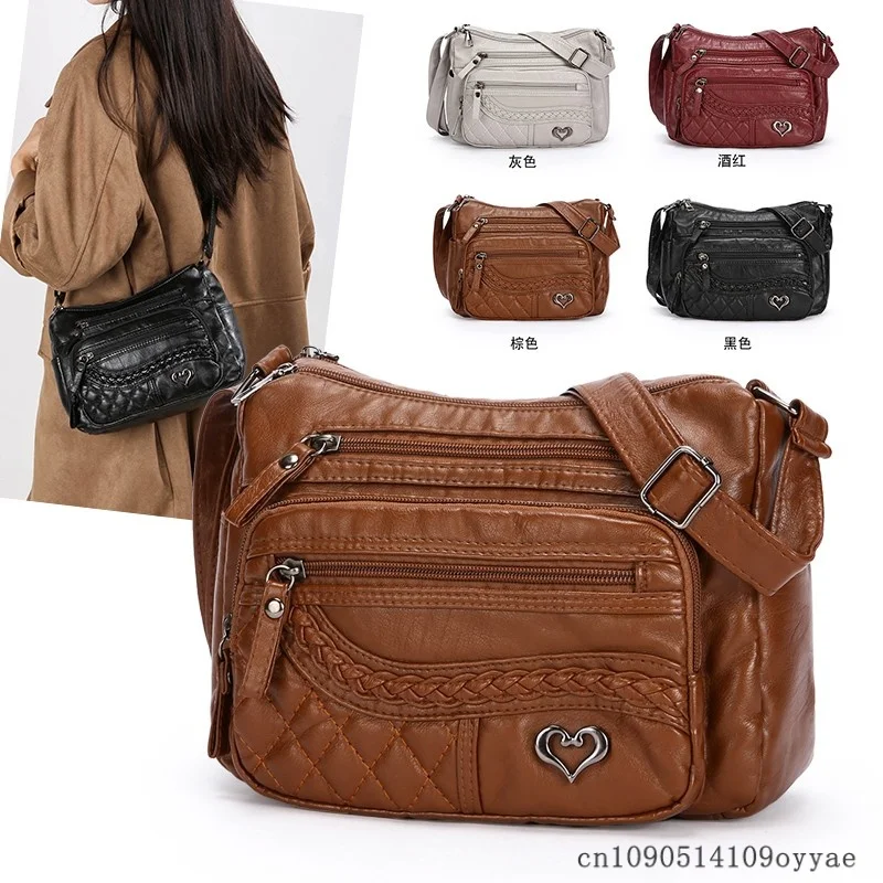 Ladies Vintage PU Crossbody Bag 2026 New Multi Layer Shoulder Bag Women's Fashion Handbag & Purse Work Travel Messenger Bag
Ladies Vintage PU Crossbody Bag 2026 New Multi Layer Shoulder Bag Women's Fashion Handbag & Purse Work Travel Messenger Bag