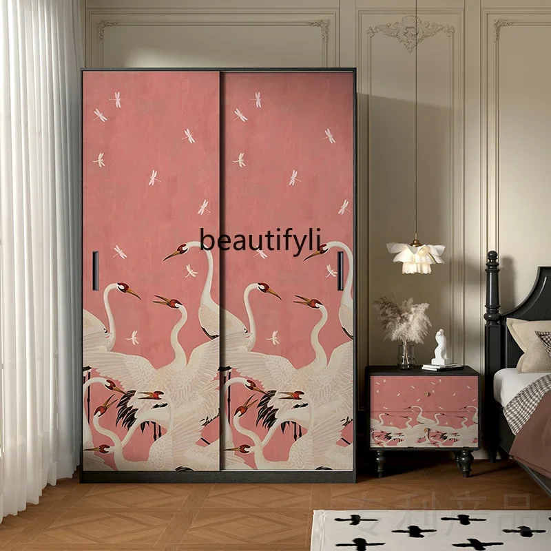 02French cream style solid wood wardrobe, bedroom storage against the wall, hanging wardrobe, home storage cabinet
02French cream style solid wood wardrobe, bedroom storage against the wall, hanging wardrobe, home storage cabinet