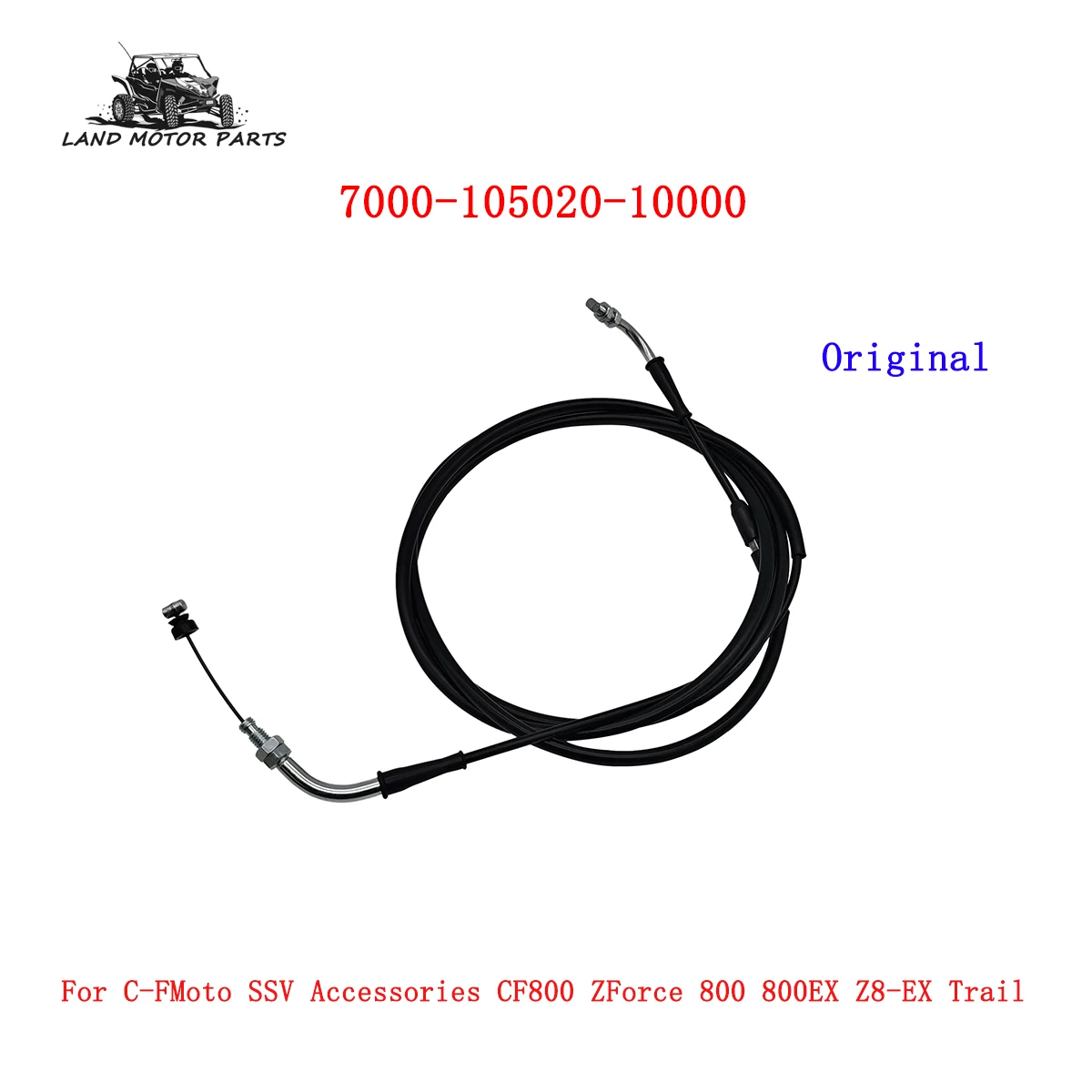 Original Throttle Cable For C-FMoto SSV Accessories CF800 ZForce 800 800EX Z8-EX Trail C-F Moto Part 7000-105020-10000
Original Throttle Cable For C-FMoto SSV Accessories CF800 ZForce 800 800EX Z8-EX Trail C-F Moto Part 7000-105020-10000