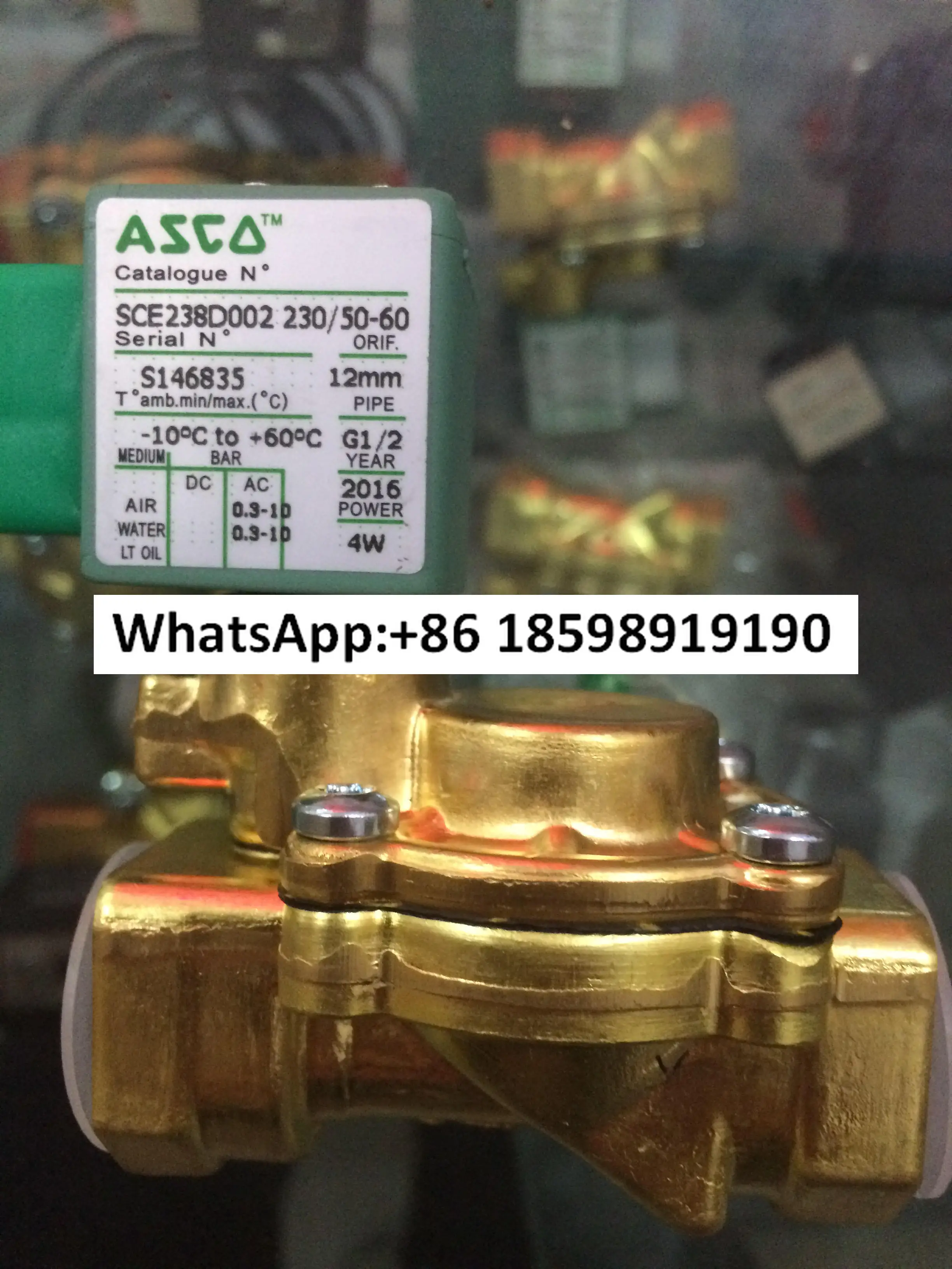 SCE238D002 DN15 AC220V pilot solenoid valve
SCE238D002 DN15 AC220V pilot solenoid valve