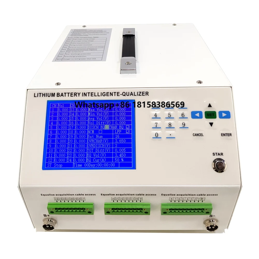 New Smart Lithium Battery Pack Charge and Discharge Equalizer 24s Battery Balance Equalizer
New Smart Lithium Battery Pack Charge and Discharge Equalizer 24s Battery Balance Equalizer