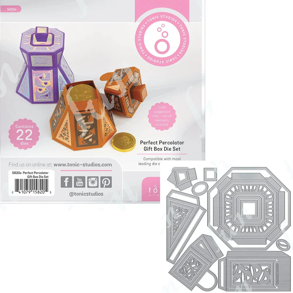 Create & Make Die Set Metal Cutting Dies Box Die Cuts Stencil for DIY Craft Making Greeting Card Scrapbooking Decoration Molds
Create & Make Die Set Metal Cutting Dies Box Die Cuts Stencil for DIY Craft Making Greeting Card Scrapbooking Decoration Molds