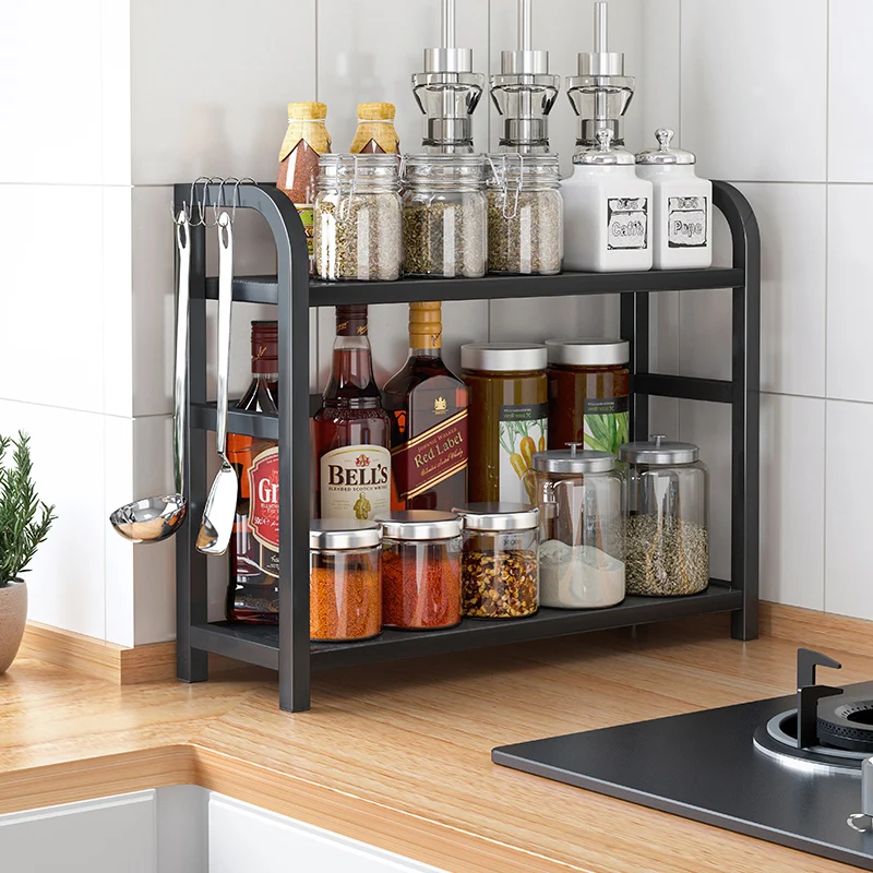 Kitchen shelf seasoning rack seasoning oil, salt, sauce and vinegar seasoning storage rack
Kitchen shelf seasoning rack seasoning oil, salt, sauce and vinegar seasoning storage rack