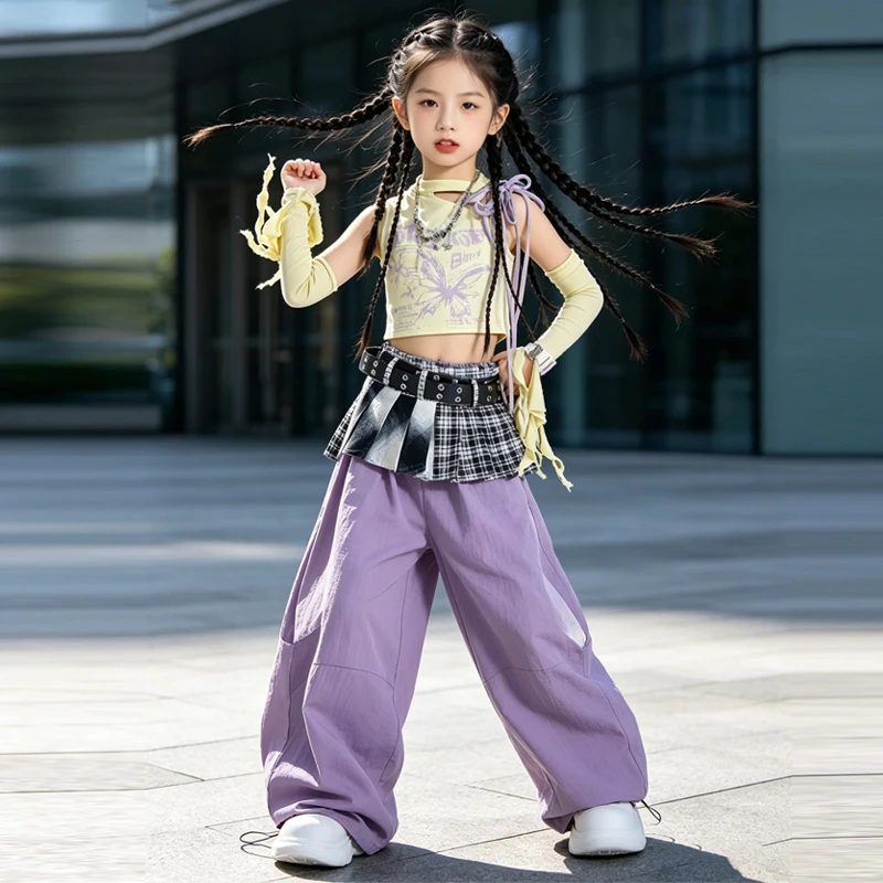 New Kids Street Wear Hip Hop Dance Costume Girls Jazz Dance Clothing Children'S Ballroom Dance Competition Outfits XS11426
New Kids Street Wear Hip Hop Dance Costume Girls Jazz Dance Clothing Children'S Ballroom Dance Competition Outfits XS11426