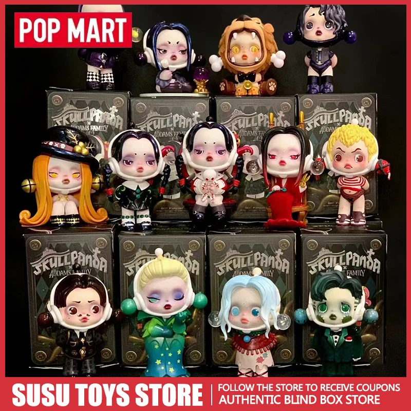 POP MART SKULLPANDA Addams Family Series Blind Box Kawaii Anime Action Figure Mystery Surprise Figurine Desktop Ornament Gift
POP MART SKULLPANDA Addams Family Series Blind Box Kawaii Anime Action Figure Mystery Surprise Figurine Desktop Ornament Gift
