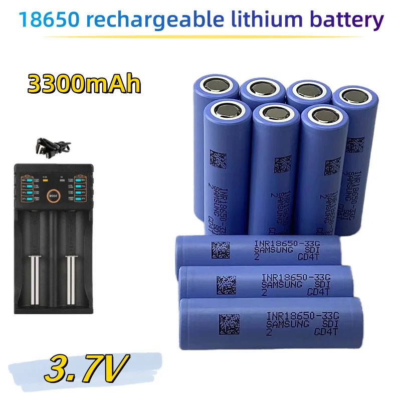 18650 2023New Bestselling 3300mAh+Charger 3.7V 18650 Li-ion Batteries Rechargeable Battery For Remote Control Screwdrive
18650 2023New Bestselling 3300mAh+Charger 3.7V 18650 Li-ion Batteries Rechargeable Battery For Remote Control Screwdrive