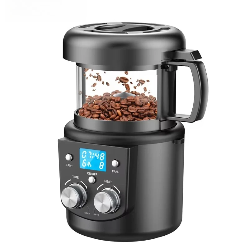 Home Small Fully Automatic Hot Air Coffee Roaster with Cooling Accessories Bean Roasting Machine
Home Small Fully Automatic Hot Air Coffee Roaster with Cooling Accessories Bean Roasting Machine