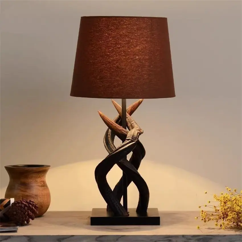 Wood art antler table lamps Southeast Asia hotel living room table lamp designer bedroom bedside decoration desk lights lighting
Wood art antler table lamps Southeast Asia hotel living room table lamp designer bedroom bedside decoration desk lights lighting