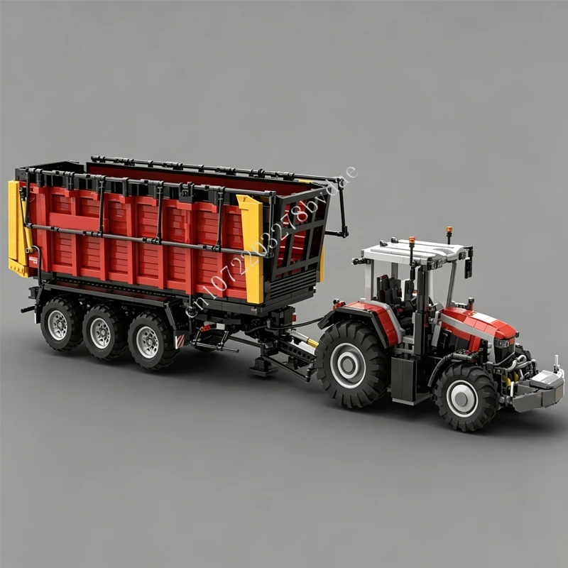 MOC City Transportation Massey Ferguson 8S Xtra Schuitemaker SIWA 840 silage Model Building Blocks Bricks DIY Holiday Adult Gift
MOC City Transportation Massey Ferguson 8S Xtra Schuitemaker SIWA 840 silage Model Building Blocks Bricks DIY Holiday Adult Gift