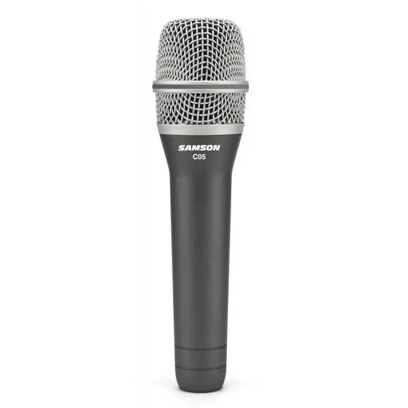 Оригинальный портативный конденсаторный микрофон SAMSON C05 CL с кардиоидным полярным рисунком для записи и караоке поставляется с кабелем
Оригинальный портативный конденсаторный микрофон SAMSON C05 CL с кардиоидным полярным рисунком для записи и караоке поставляется с кабелем