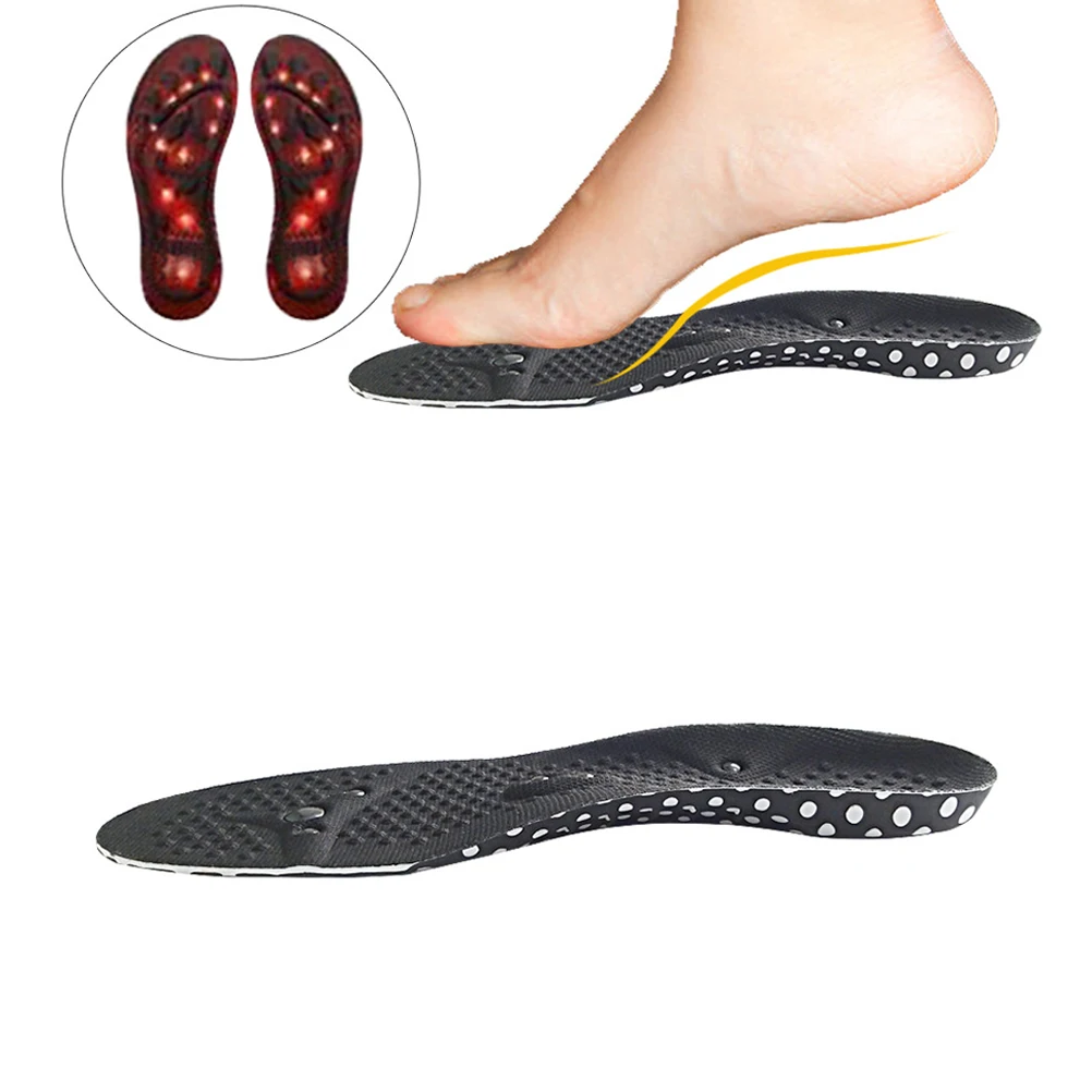 1 Pair Magnetic Therapy Massage Insoles Arch Support For Flat Feet Pain Relief Eva Sweat Absorbing Deodorizing Foot Care Pad
1 Pair Magnetic Therapy Massage Insoles Arch Support For Flat Feet Pain Relief Eva Sweat Absorbing Deodorizing Foot Care Pad