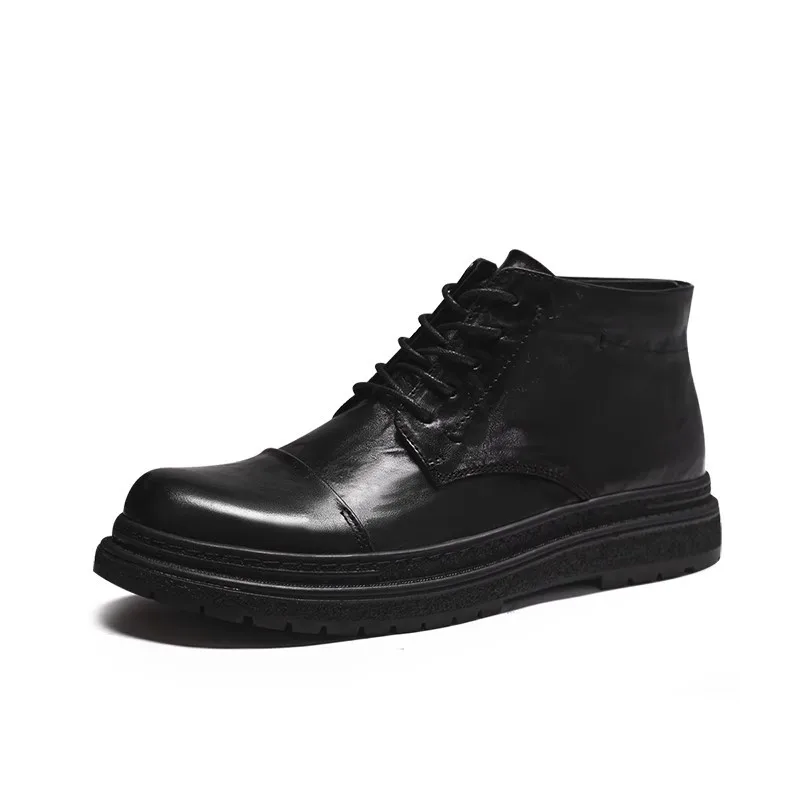 Chelsea Boots Mens Combat Genuine Leather Motorcycle Boots Outdoor Luxury Designer Shoes Ankle Boots Snow Autumn Winter Cowboy
Chelsea Boots Mens Combat Genuine Leather Motorcycle Boots Outdoor Luxury Designer Shoes Ankle Boots Snow Autumn Winter Cowboy