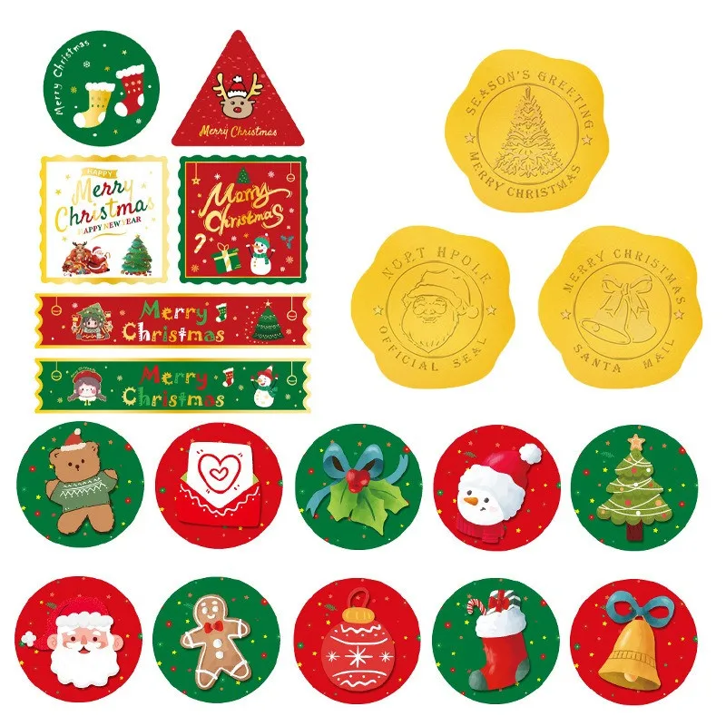 10 Sheets Hot Stamping Seal Sticker Christmas Xmas Party Gift Bag Box Decoration Cartoon Stickers Baking Packaging Sealing
10 Sheets Hot Stamping Seal Sticker Christmas Xmas Party Gift Bag Box Decoration Cartoon Stickers Baking Packaging Sealing