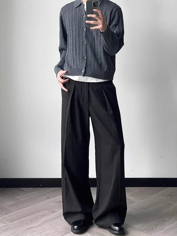 White Knitted Cardigan Men's Sle Old Money Stripe Pattern Button up Sweater Casual Warm Outerwear for Autumn Season
White Knitted Cardigan Men's Sle Old Money Stripe Pattern Button up Sweater Casual Warm Outerwear for Autumn Season