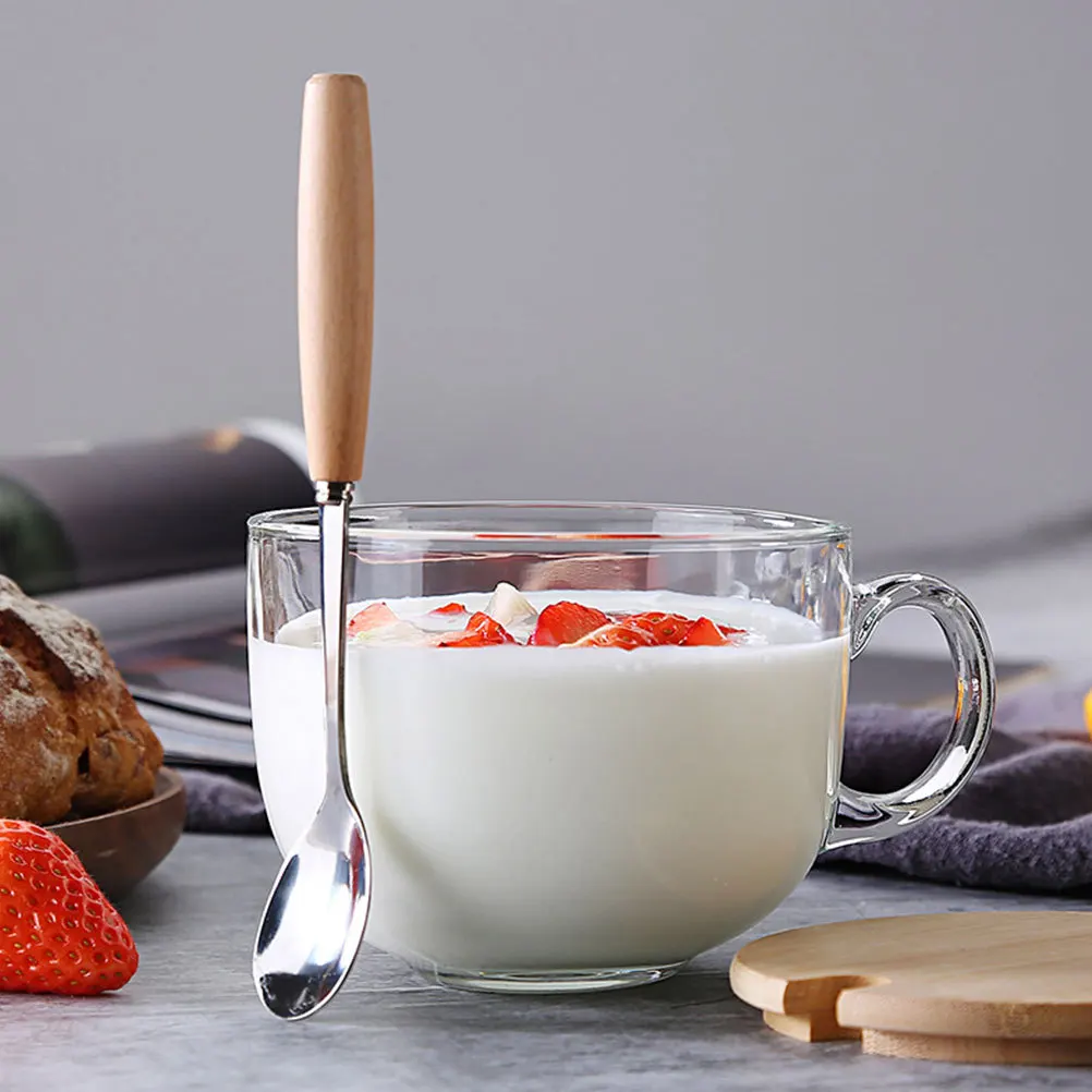 2-комплектная стеклянная кофейная чашка, прозрачная кружка для молока с крышкой, ложка, гладкая поверхность, контейнер для овсяных пластівцев для горячих напитков, выпечки, приготовления пищи
2-комплектная стеклянная кофейная чашка, прозрачная кружка для молока с крышкой, ложка, гладкая поверхность, контейнер для овсяных пластівцев для горячих напитков, выпечки, приготовления пищи