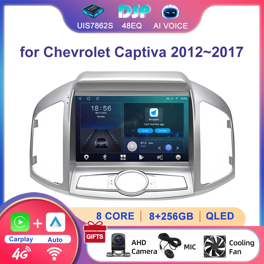 9'' 4G DSP Stereo Autoradio Player Multimedia Screen Carplay Gps Navigation Android Player for Chevrolet Captiva 2012~2017
9'' 4G DSP Stereo Autoradio Player Multimedia Screen Carplay Gps Navigation Android Player for Chevrolet Captiva 2012~2017