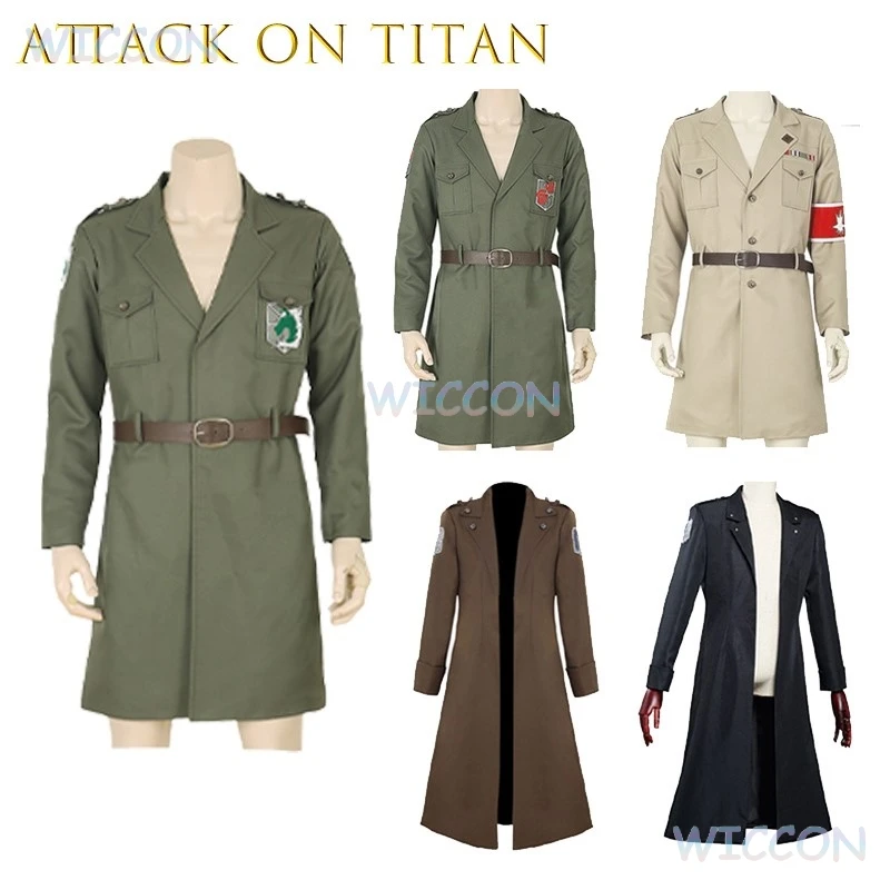 Attack Marley Warrior Cadet Corps Survey Regiment Cosplay On Titan Costume Full Set Military Uniform Anime
Attack Marley Warrior Cadet Corps Survey Regiment Cosplay On Titan Costume Full Set Military Uniform Anime 