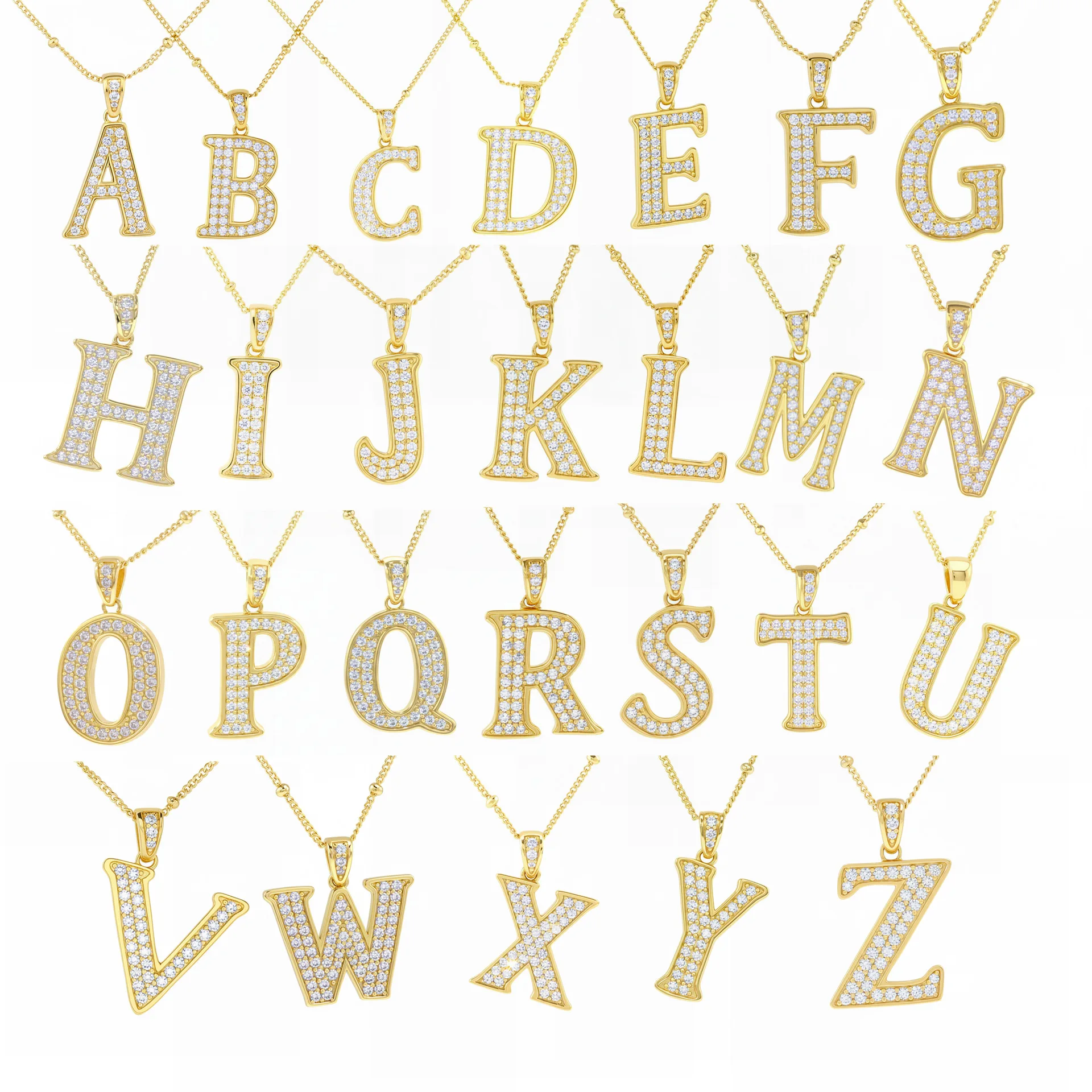 Ts 925 Sterling Silver Moissanite Necklace for Women Men 26-Letter Pendant Necklace 18K Gold Plated D Color Moissanite Fine
Ts 925 Sterling Silver Moissanite Necklace for Women Men 26-Letter Pendant Necklace 18K Gold Plated D Color Moissanite Fine